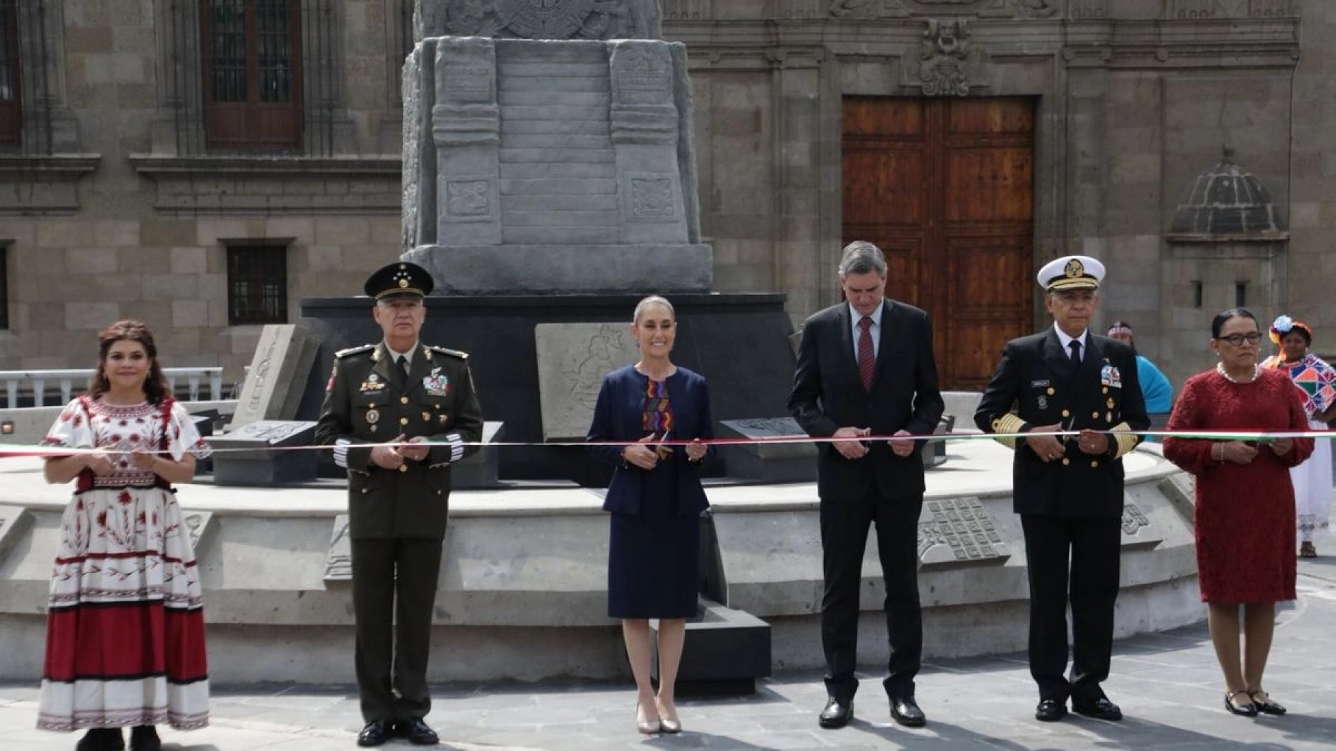 Sheinbaum encabeza ceremonia por los 700 años de la fundación de México‑Tenochtitlan