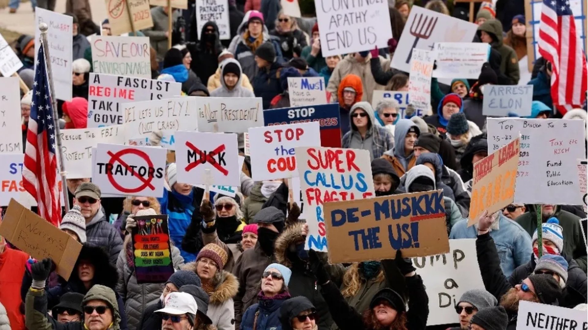 Multitudinarias protestas en 463 ciudades de EE. UU. rechazan las políticas de Trump