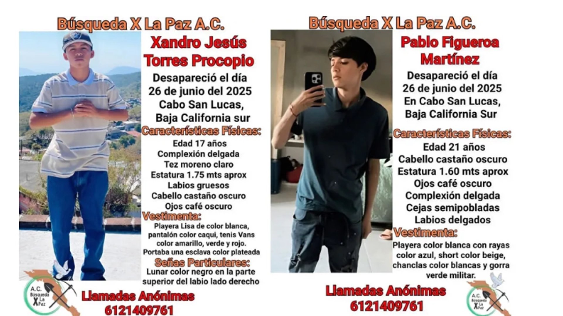 Colectivo confirma muerte de jóvenes detenidos por policías en Baja California