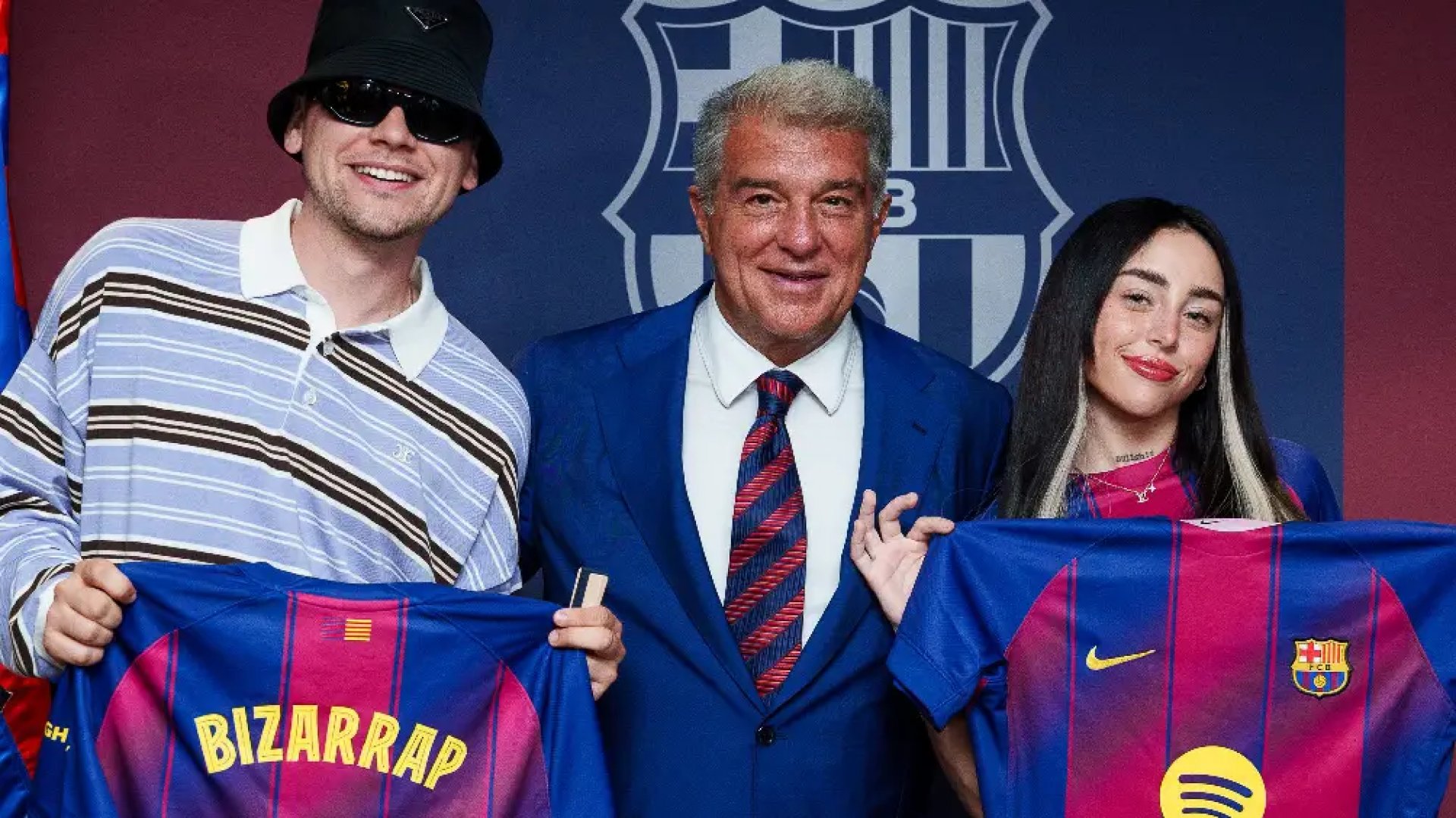 Bizarrap y Nicki Nicole atraen miradas como invitados estelares en el Trofeo Joan Gamper