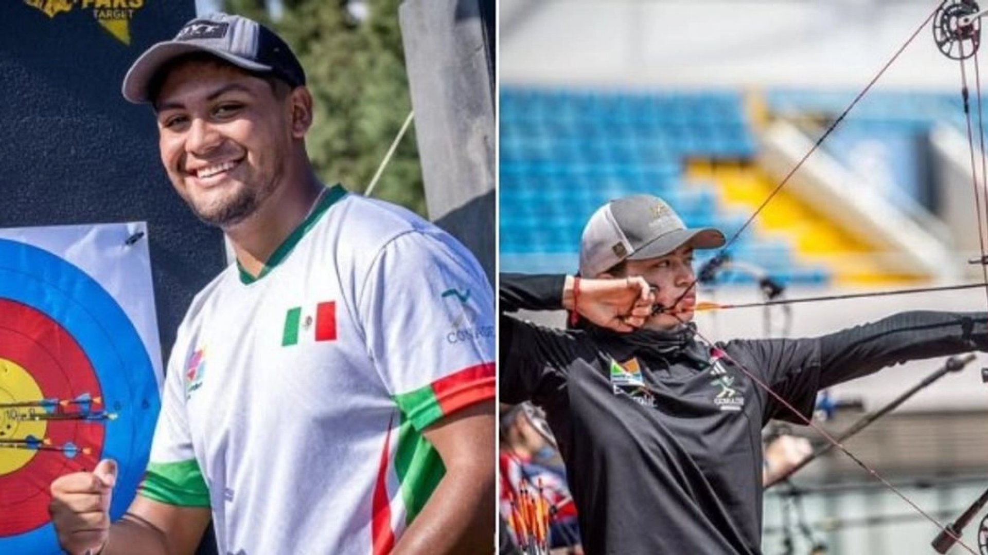 Arqueros Castillo y Méndez alcanzan oro en tiro con arco mixto en Asunción 2025