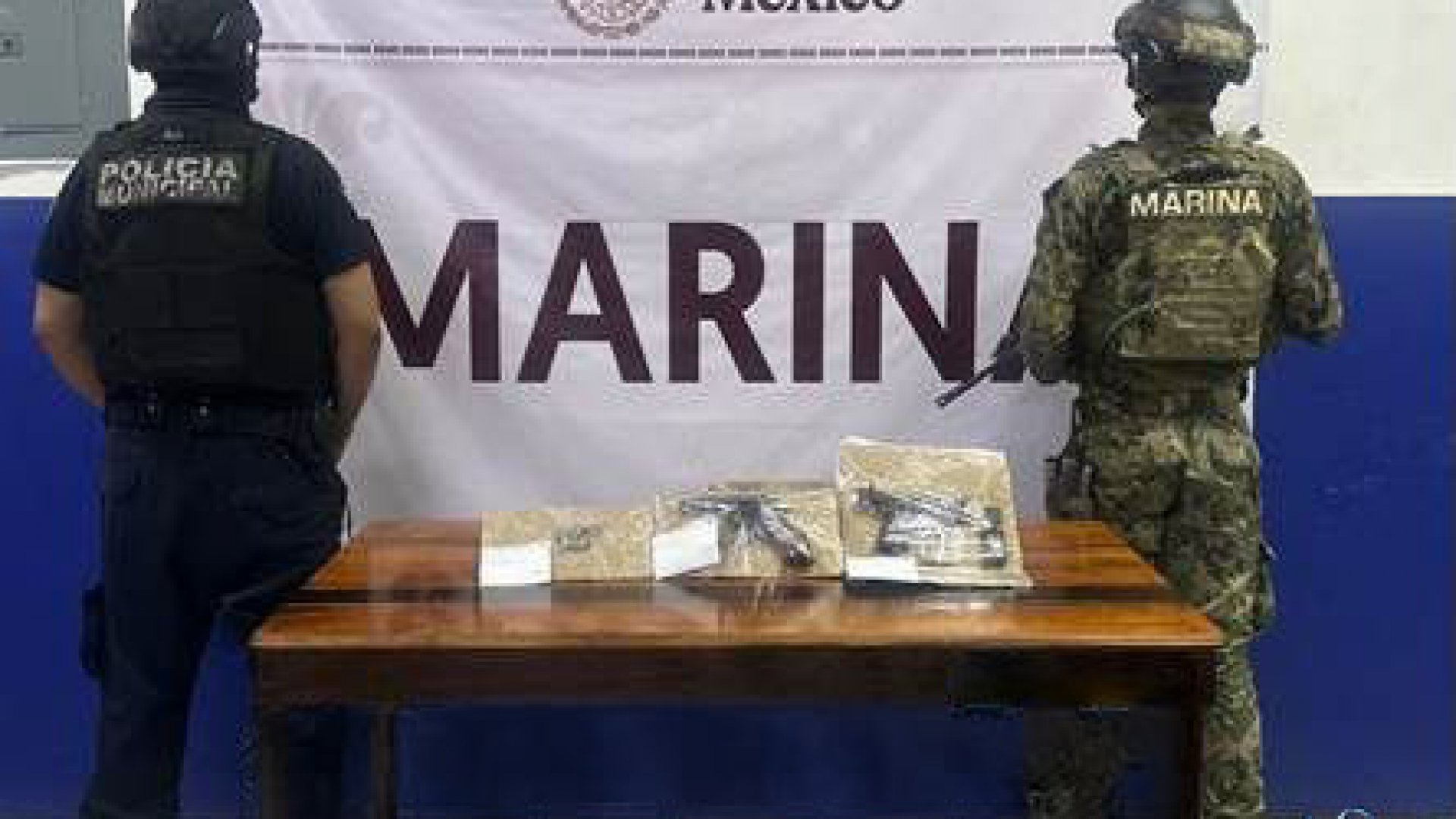 La Marina desmantela red criminal en Colima con 54 detenidos