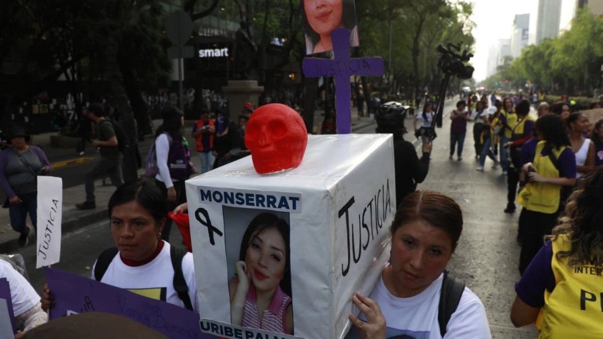 Saldo blanco en la marcha del 25N en CDMX