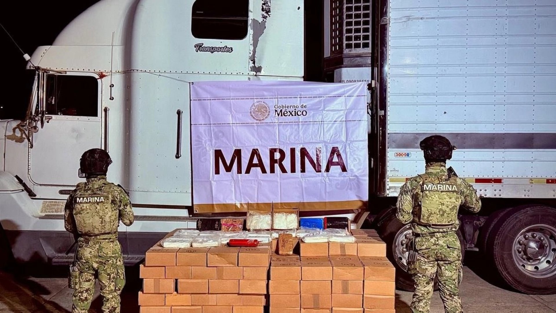 Marina asegura 605 kilos de metanfetamina en Mazatlán en un nuevo golpe al narcotráfico