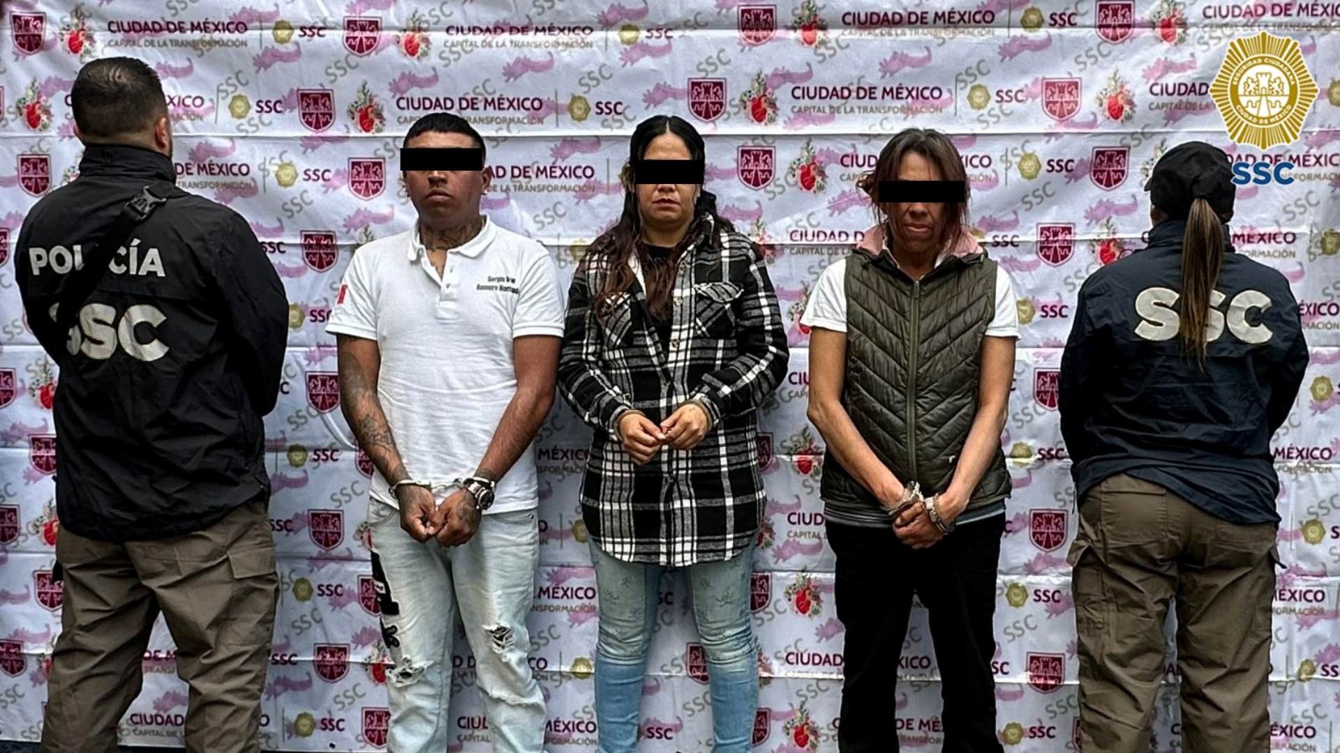 Detienen a tres miembros de “Los Negros” por extorsionar a operadores del transporte público