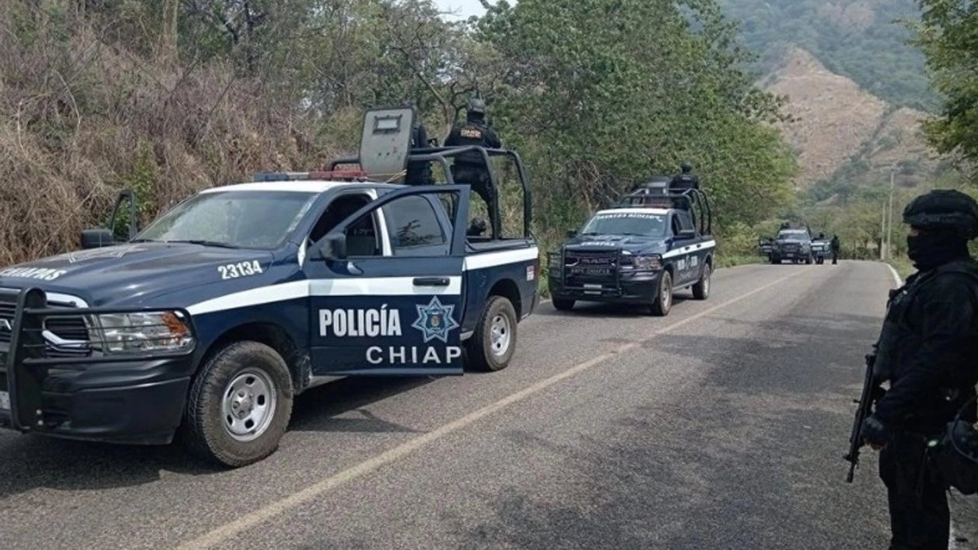 Ataque en Chiapas deja cinco marinos heridos tras volcadura de patrulla
