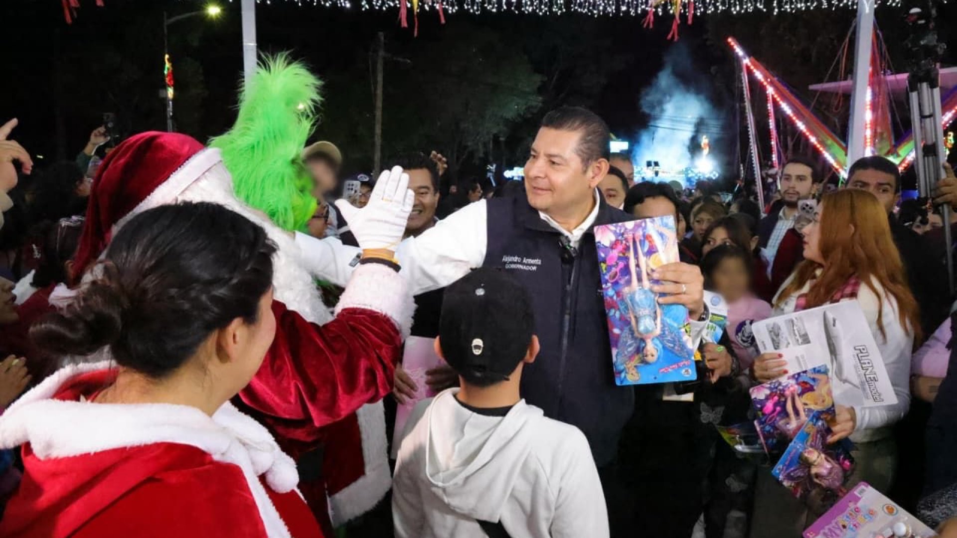 Con la entrega de 5 mil juguetes, gobierno de Puebla genera bienestar y felicidad
